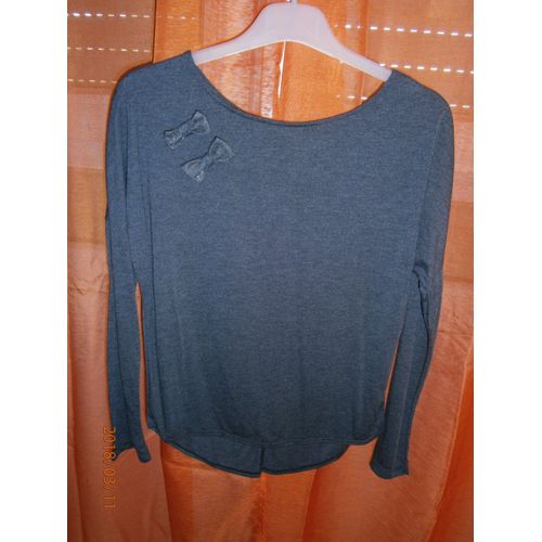 Top Promod Viscose 34 Gris
