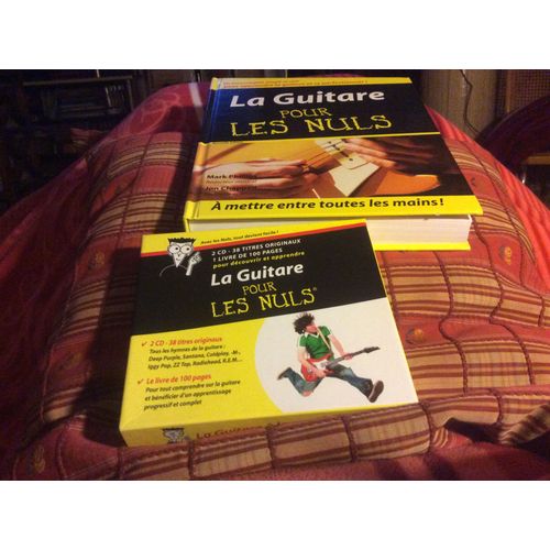Apprendre La Guitare Lot : 1 Livre 388 Pages + Son Cd. +Coffret 2 Cd Et Son Livret 38 Titres Originaux Pour Découvrir Et Apprendre La Guitare Tous Les Rythmes Deep Purple Santana. Etc.