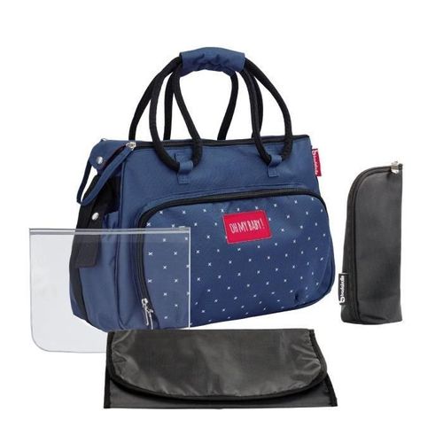 Badabulle Sac A Langer Boho - Bleu Fonce