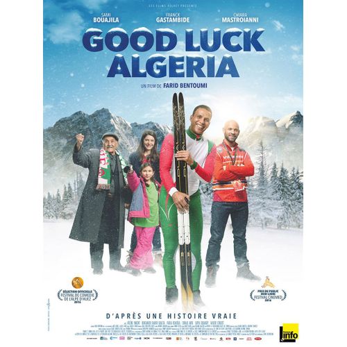 Affiche De Cinéma " Good Luck Algeria " Format 40x60 Cm - De Farid Bentoumi Avec Sami Bouajila, Franck Gastambide, Chiara Mastroianni, Hélène Vincent, Fadila Belkebla - 2016