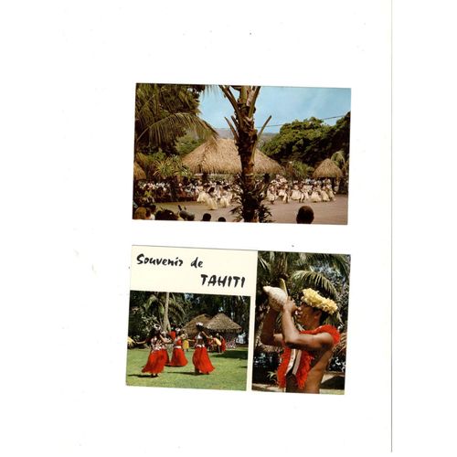 2 Cartes De Tahiti