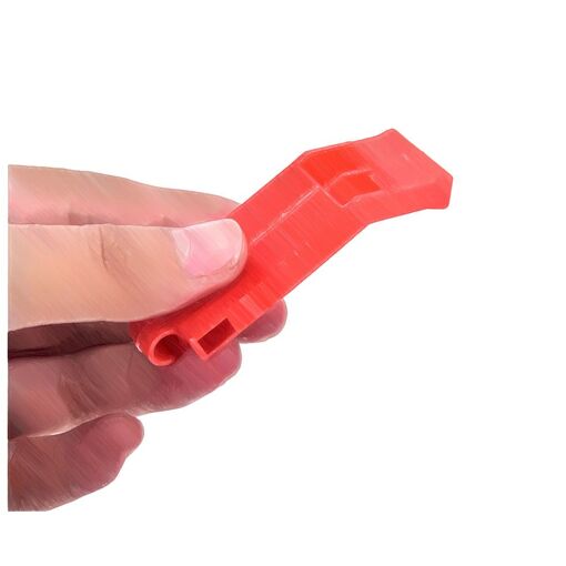 Sifflet plastique rouge 6.5 cm