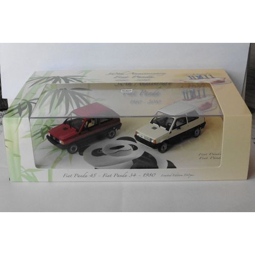 Fiat Panda 34 & 45 30th Anniversary Set 1980 2010 Minichamps 402121430 1/43-Minichamps-Minichamps