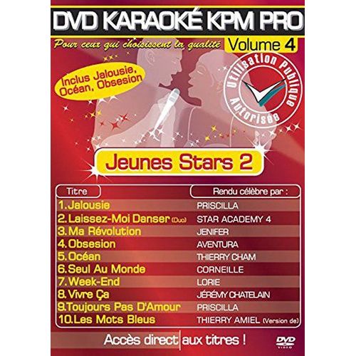 Dvd Karaoké Kpm Pro - Vol. 4 : Jeunes Stars 2
