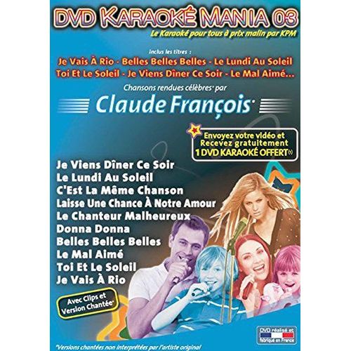 Dvd Karaoké Mania 03 : Spécial Claude François