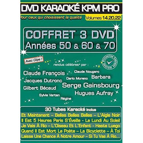 Dvd Karaoké Kpm Pro - Vol. 14, 20 & 22 : Annéees 50 & 60
