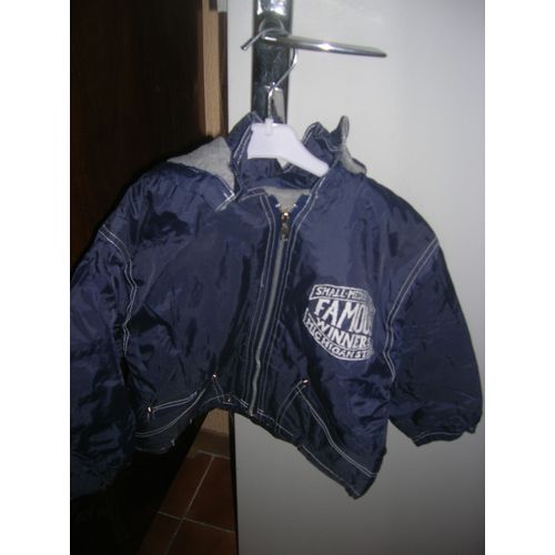 Veste À Capuche Amovible Polyamide 24/36 Mois Bleu