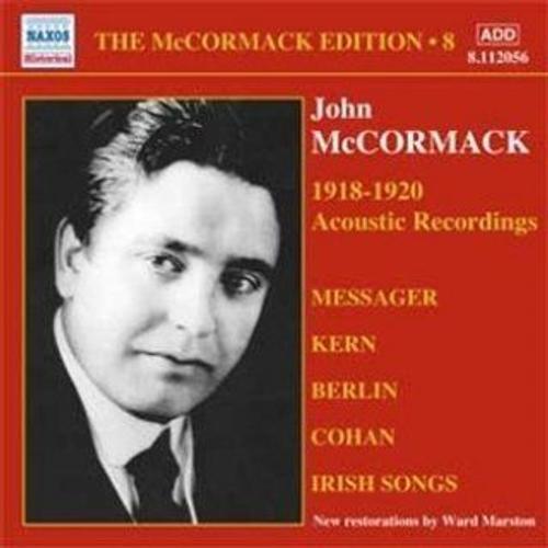 Mccormack : Mccormack Edition (Volume 8) - Enregistrements Acoustiques 1918-1920