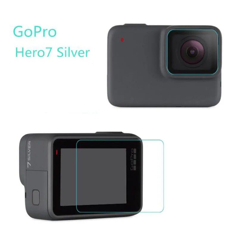 Protecteur d'cran en verre pour GoPro Go Pro Hero7 Fore7 bl... - 2