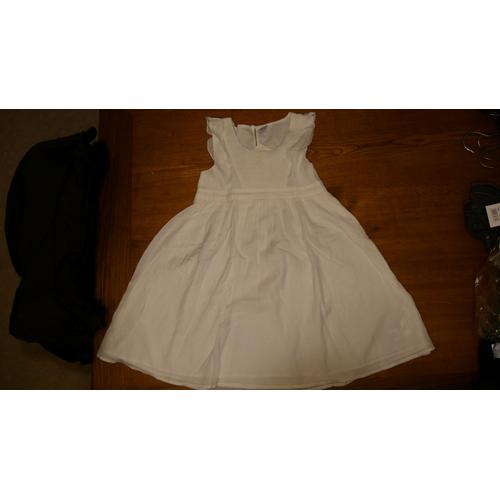 Robe Zara Girls 9-10 Ans Blanche Neuve