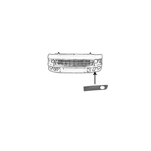 Grille De Prise D'air Inférieure Gauche Avec Trou D'anti-Brouillard Pour Volkswagen Transporter T5 Depuis 2009