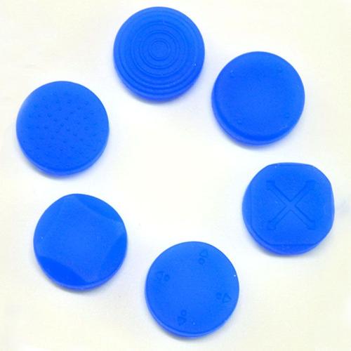 Juste De Protection En Silicone 6 En 1 Pour Manette Analogique Sony Playstation Thumbstick Grip Cap Slim Cover Ps Vita Psv 1000/2000