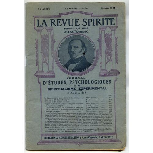 La Revue Spirite, Mai 1928 [Cartonné] [Jan 01, 1928] Collectfi, Kardec
