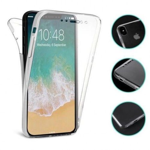 Coque Silicone Intégrale Avant Arrière Pour Iphone X