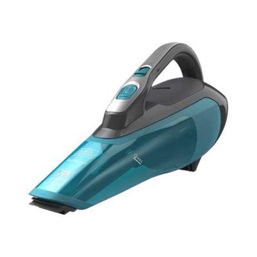 BLACK+DECKER DustBuster WDA320J - Aspirateur - Aspirateur à main - sans sac - sans fil - titane/aqua