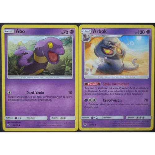 Légendes Brillantes - Abo (36) + Arbok (37/73)