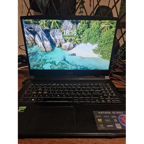 MSI Katana 15 B12VGK-208FR - 15.6" Intel Core i7-12650H - 2.3 Ghz- Ram 16 Go - SSD 512 Go + DD 1 To