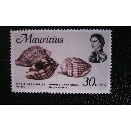 Timbre Ile Maurice ( Yt 337 ) 1969 Grande Harpe (Harpa Major)