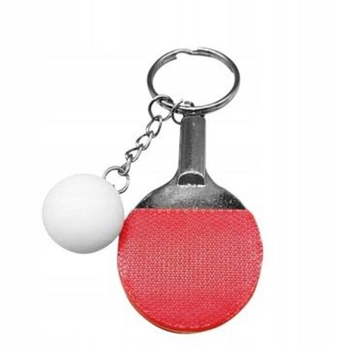 Pagaie De Tennis De Table Rouge Avec Une Balle De Ping-Pong Ysk1682