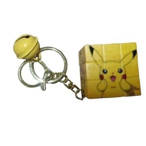 Porte-clés PIKACHU mini KOSTKA porte-clés JAUNE à empiler YSK1827