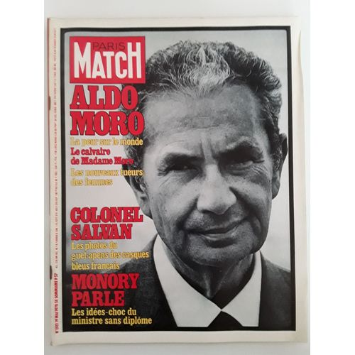 Paris Match 1512 Du 19 Mai 1978 Aldo Moro La Peur Sur Le Monde
