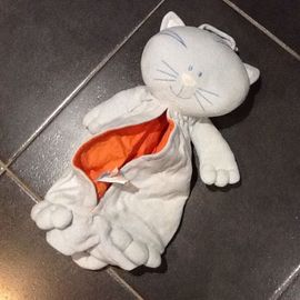 Peluche chat sac marese