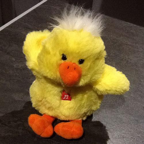 Peluche Poussin Jaune Gipsy