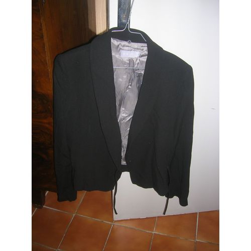 Veste Mng 60% Viscose,40% Laine 40 Noir