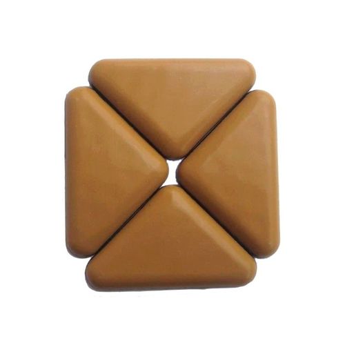 GPI - Lot de 4 patins glisseurs adhésif en P.T.F.E triangulaires 45 x 45 x 65 mm [Technologie Glisdome Breveté]