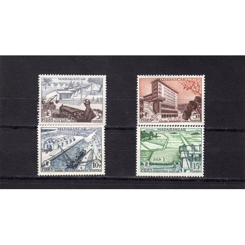 Timbres-Poste De Madagascar (Fonds D'investissement Pour Le Développement Économique Et Social)