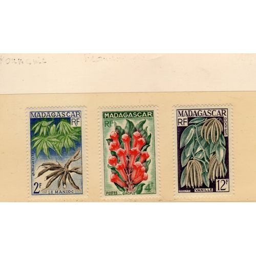 Timbres-Poste De Madagascar (Produits Agricoles Malgaches)