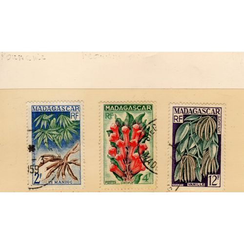 Timbres-Poste De Madagascar (Produits Agricoles Malgaches)
