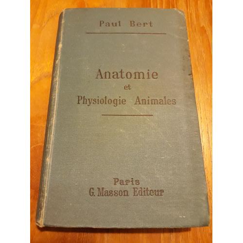 Anatomie Et Physiologie Animales