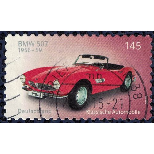 Allemagne 2015 Oblitéré Used Car Voiture Bmw 507 Klassische Automobile