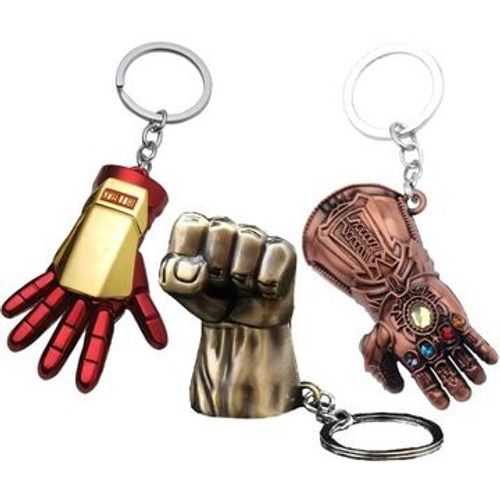 3x Porte-Clés Pendentif Thanos Hulk Ironman Ysk5513
