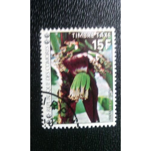 Timbre Comores ( Yt T10 ) 1977 Floraison De Banane