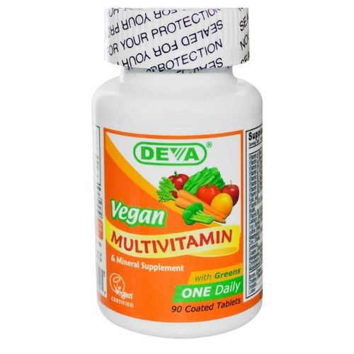 Supplément De Multivitamine Et De Minéraux, Vegan, Deva, 90 Comprimés 