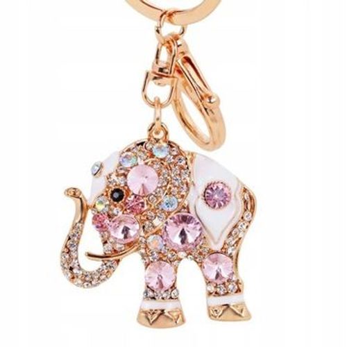 PORTE-CLÉS Bébé éléphant avec strass Porte-clés ÉLÉPHANT YSK3819