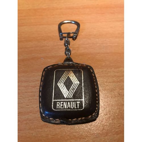 Porte Clé , Clef , Clefs Renault Ancien , Cuir Marron