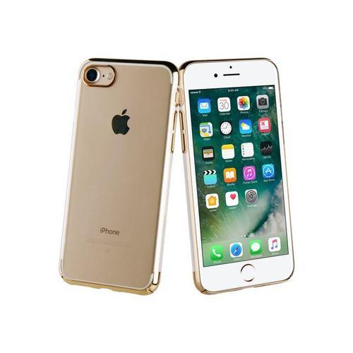 Muvit Crystal Case - Special Edition - Coque De Protection Pour Téléphone Portable - Transparent, Or - Pour Apple Iphone 7, 8