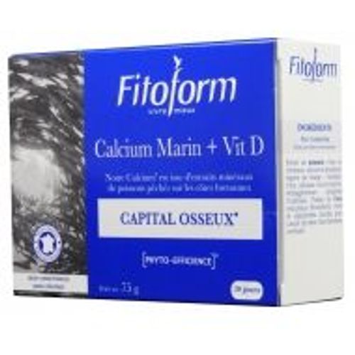 Calcium Marin - Vitamine D 60 Comprimes Fitoform 