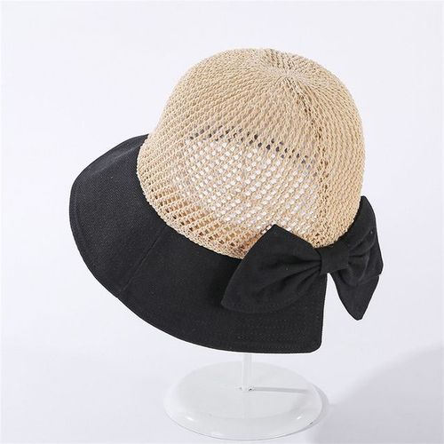 Chapeau De Soleil Pliable À Large Bord Pour Filles En Paille Pour La Plage Pour L'été Protection Uv Casquette De Voyage Pour Dame E27 2024