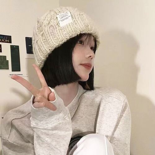 Bonnet En Tricot Torsadé Pour Femme Bonnet Femme Bonnet Femme Bonnet Couple Laine Chaude Nouvelle Mode Hiver 2023