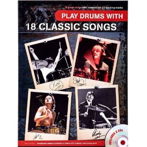 Play Drums With - 18 Classic Songs