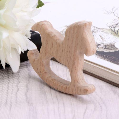 Cheval En Bois Poli A Bascule A Decorer Peindre Colorier Idee Cadeau Souvenir Cadeau Bebe Fille Garcon Baby Shower Loisir Creatif Diy Rakuten