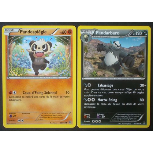 Pandespiègle Impulsion Turbo (86/162) + Pandarbare Poings Furieux (68/111)