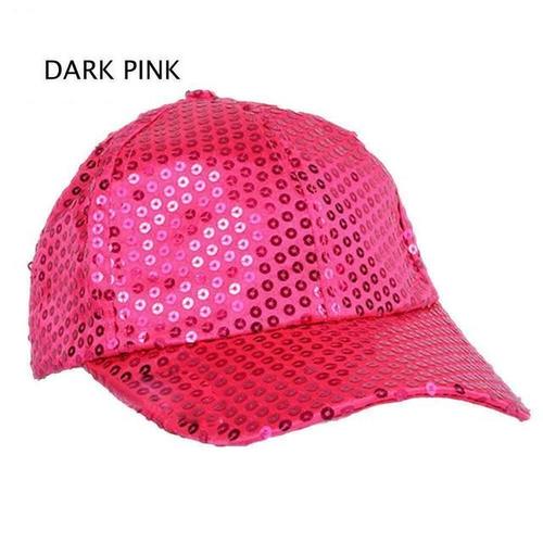 Chapeau De Baseball ? Paillettes Brillantes Pour Femme Et Enfant Casquette De Brev Discoth?Que Taille Ajustable