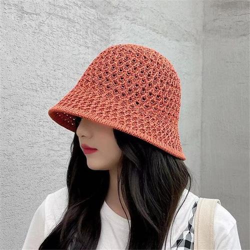 Chapeau De Soleil À Large Bord Pour Femmes Et Filles Couvre-Chef D'été Souple De Plage Ander En Paille Bretonne Tissé Chapeau E27 Let In Air Casquette De Protection Solaire 2023