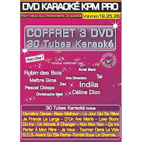 Dvd Karaoké Kpm Pro - Vol. 19, 25 & 26