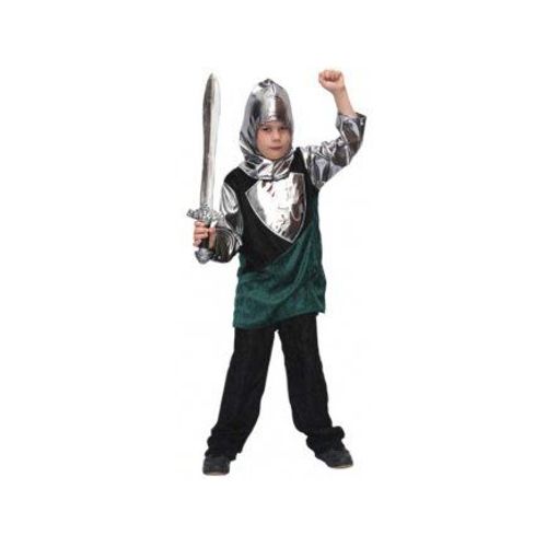 Deguisement Enfant Chevalier Vert 12 Ans - Panoplie Moyen Age - Costume Enfant